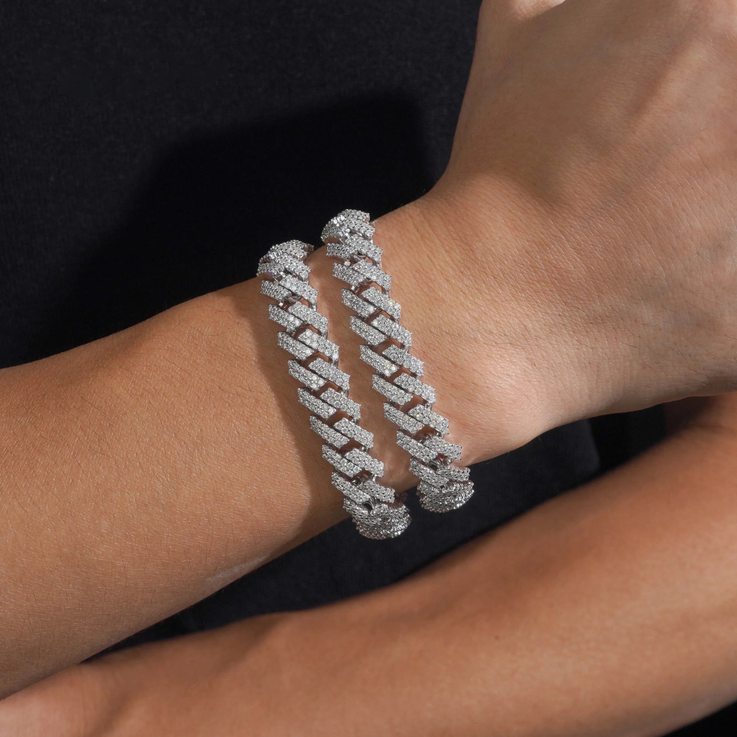 Moissanite Link & Tennis